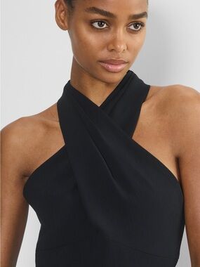 NWT H&M Black Crop Top Size Medium